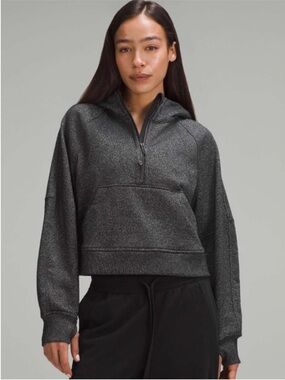 LULULEMON Scuba Crop Half Zip Sweatshirt